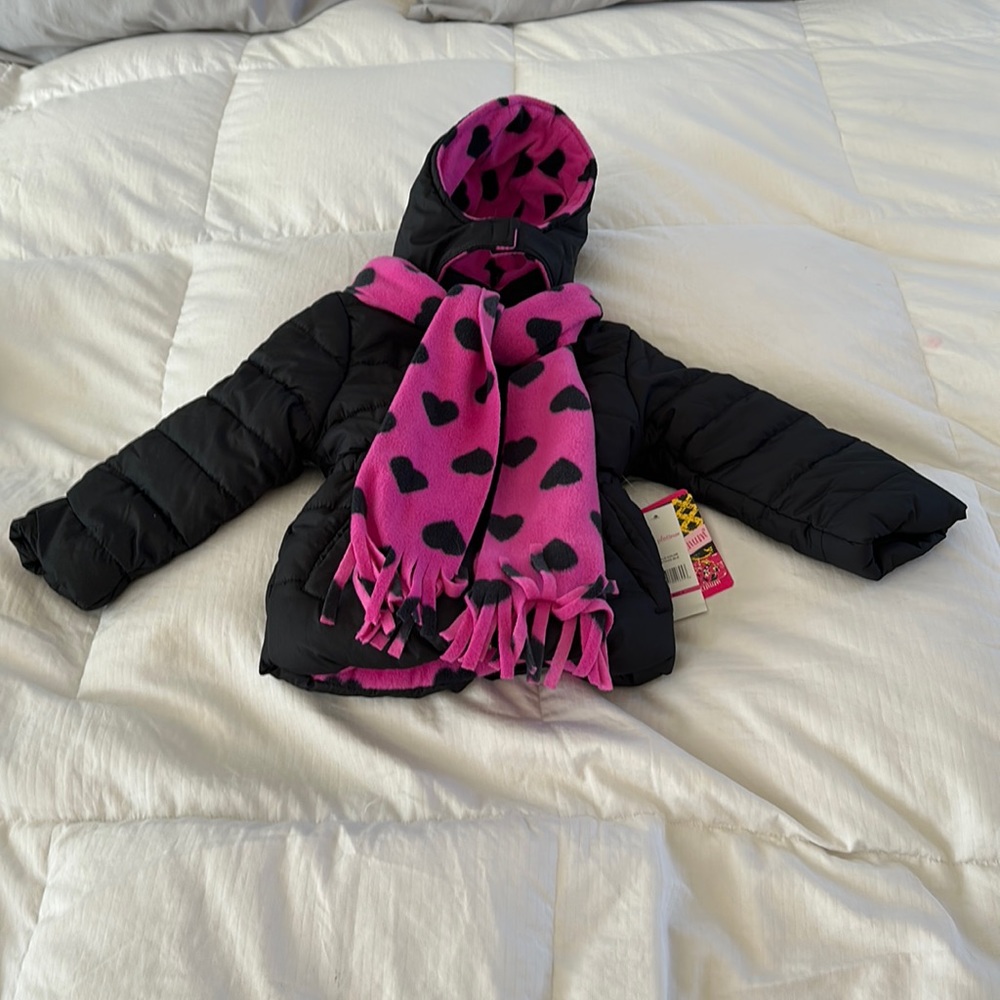 Pink platinum girl jacket.